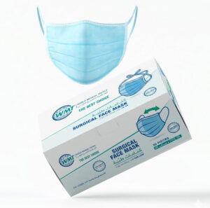 Emballage pour bavette de protection